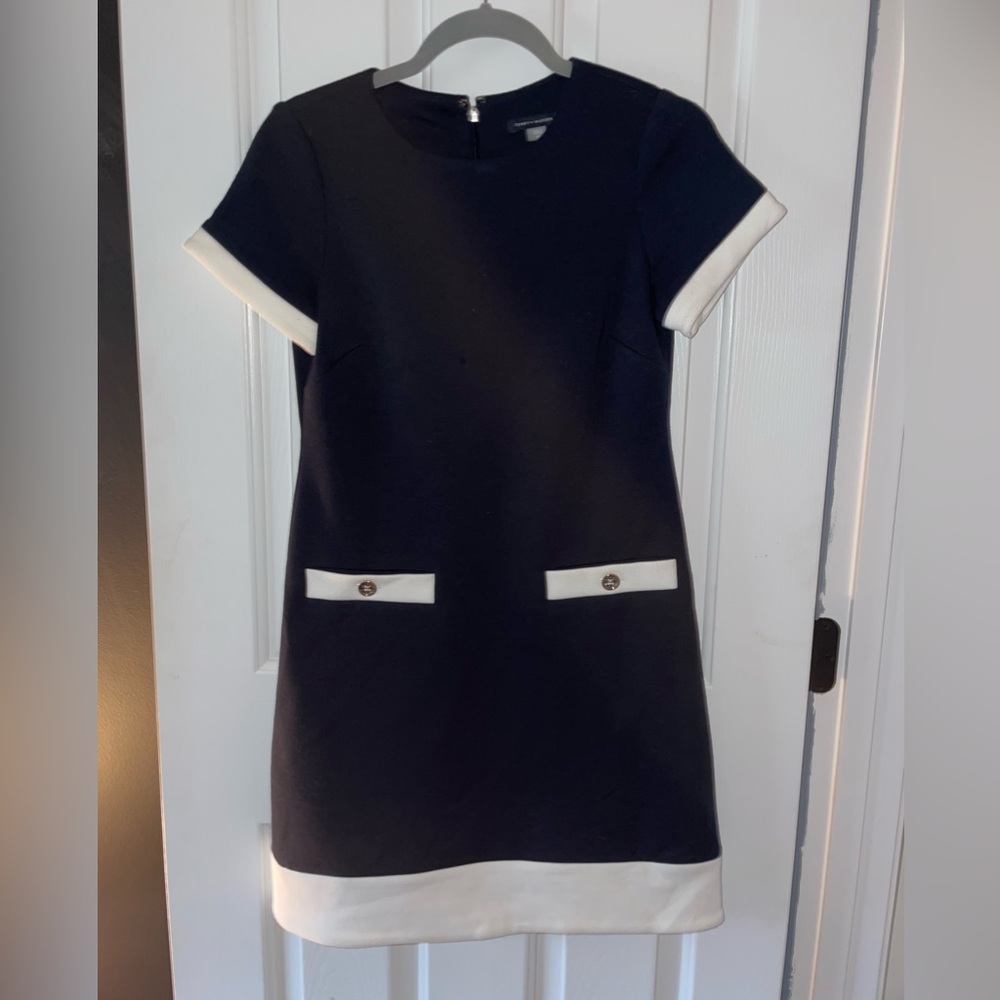 Navy blue and white Tommy Hilfiger dress